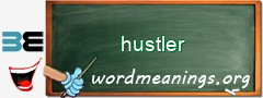 WordMeaning blackboard for hustler